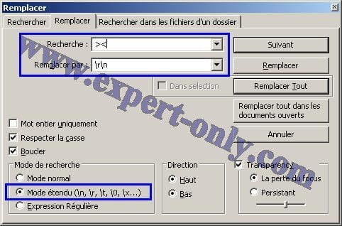 Modifier un fichier de configuration SSIS avec Notepad++