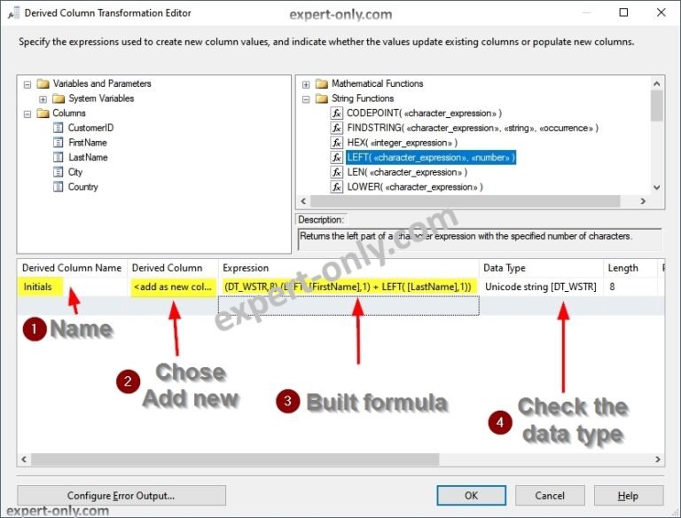 Créer un data flow SSIS simple - Integration Services